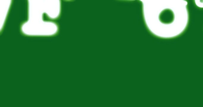 Glowing chars entering on dark green hold shifting up-right, zooming showing code on transparent bg