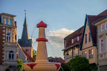 Am Zierbrunnen in Bleicherode
