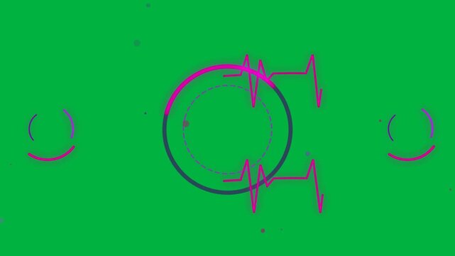 On start neon glyph rotating prongs shifting beans orbiting dots fading serving loader transparent