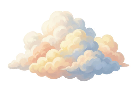 Dreamy Pastel Cloud Formation