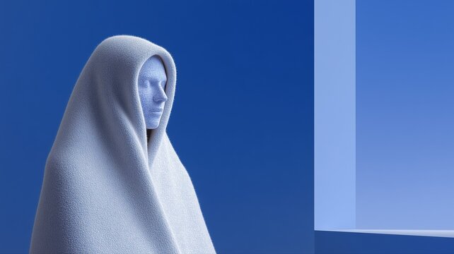Ruhige, behagliche Oase auf kleinstem Raum mit sanften Schatten und lebendigen Farben