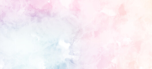 Watercolor painted background. Abstract Illustration wallpaper. Brush stroked painting.