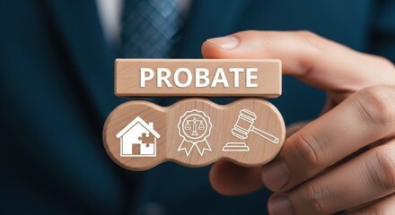 Understanding the legal process of probate with essential property and estate icons