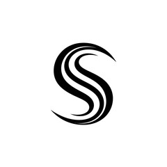Fototapeta premium Abstract elegant swirl design sophisticated vector illustration for branding