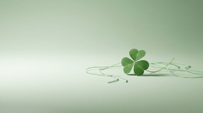 Clover Leaf Isolated Illustration Premium Quality.