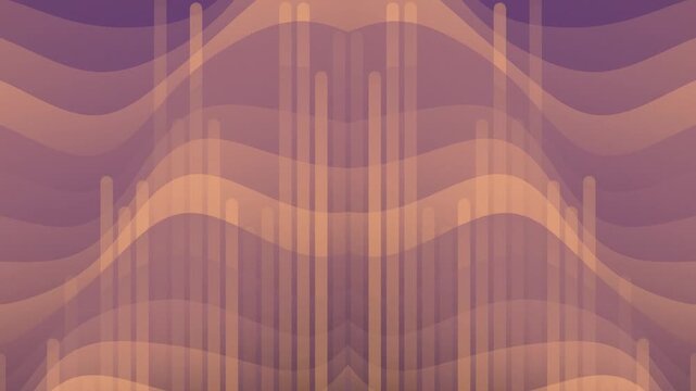 Purple and Orange Wave Pattern motion graphic video background