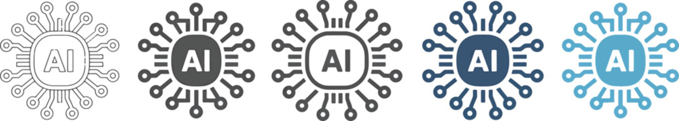 AI icon set