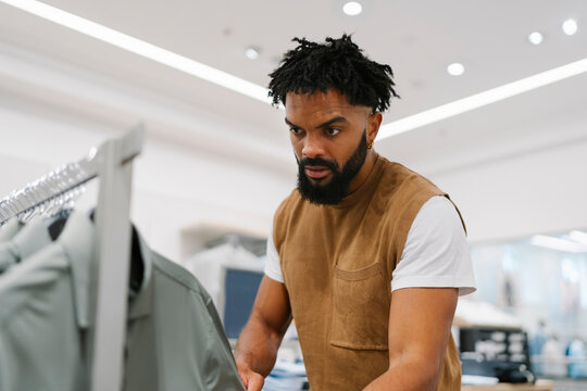 Summer Shopping for a Black Man in a Local Store
