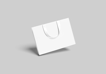 Blank Paper Bag Mockup 