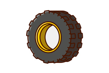 Vehicle Wheel Graphic