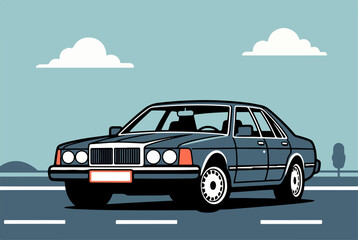 Urban Vehicle Cartoon