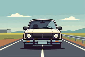 City Car Illustration