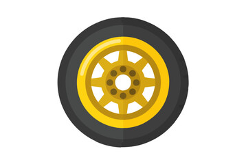 Flat Design Tire
