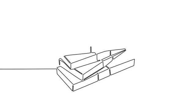 Line money one continuous finance art graph financial icon coin single. Growth one line money chart sketch cash concept hand investment business arrow vector drawing bank doodle background lineart bag