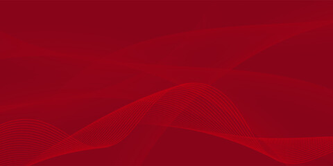 Digital technology futuristic internet network connection red background, abstract cloud cyber information communication, Ai big data science, innovation future tech, line dot illustration vector 3d