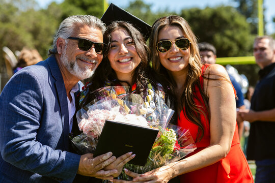 Proud Family Celebrates Graduation