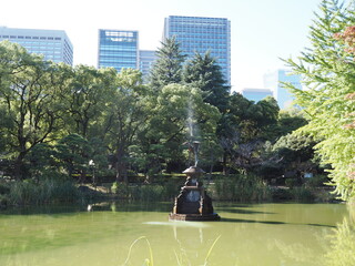 日比谷公園の雲形池