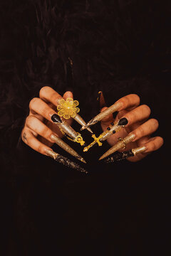 Golden Religious Paws