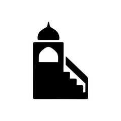 Obraz premium Stepped Slide Platform Climb Icon