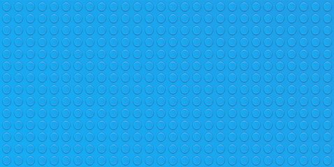 Realistic blue plastik constructor background. Play and build concept. Vector illustration © boxerx