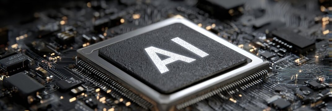 a motherboard with the letters AI on it