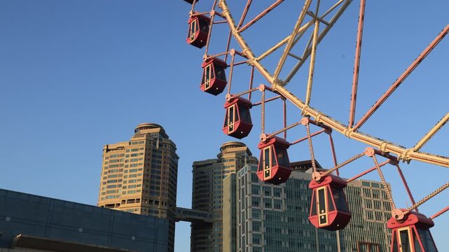 Ulsan Grand Wheel Above Skyline