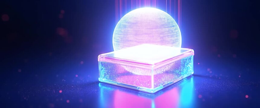 glowing light bulb