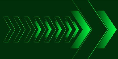 green arrow lines circuit hi tech technology abstract background. Eps 10 © ALIJABAH