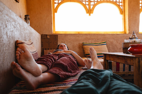 Resting in Traditional Kasbah