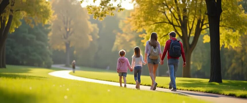 family in the park