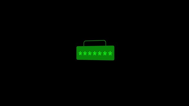Password icon symbolizing user credentials, secure login, and account protection. A clear and minimal visual commonly used in authentication screens, security settings, digital password setup
