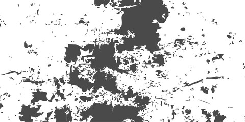 Monochrome Grunge Texture Background With Distressed Paint Splatter And Abstract Worn Surface.