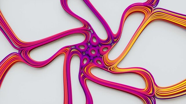 abstract background with colorful lines seamless loop