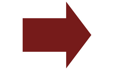 maroon arrow on transparent background