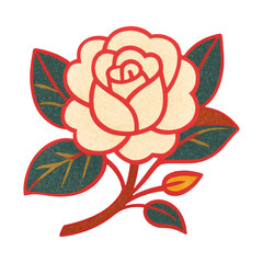 Fototapeta premium PNG Elegant vintage floral illustration