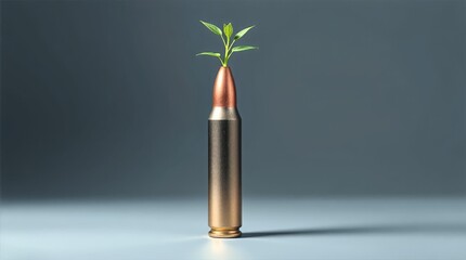 Stop war growth instead concept