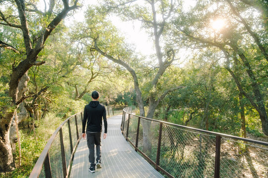 Nature Trail in City Park San Antonio, Texas