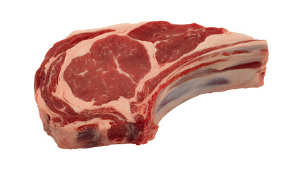 Obraz premium Premium Raw Bone-in Ribeye Steak Cut