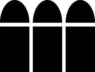 Bullet vector. Ammo caliber vector illustration. Ammunition symbol. Gun shot pictogram.