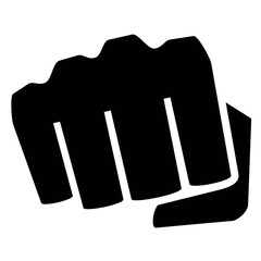 Strong fist showing solidarity and determination in a powerful gesture