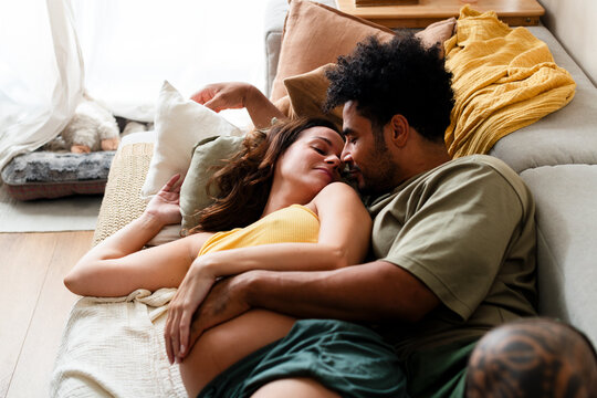 New parents joyful anticipation