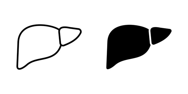 Cholecystectomy Icon set. Symbol isolated white background. vector illustration. color editable.