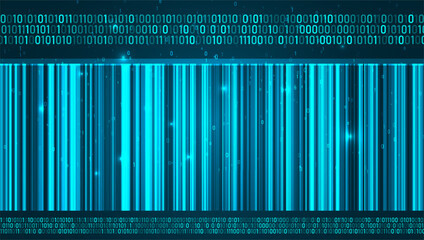 Abstract infographics visualization. Big data code representation. Futuristic network or business analytics. Graphic concept for your design.