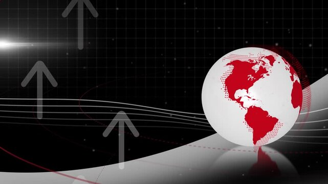 Animation of globe over play screen