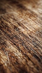Macro Close-Up of Scratched Wood Grain with Enhanced Texture