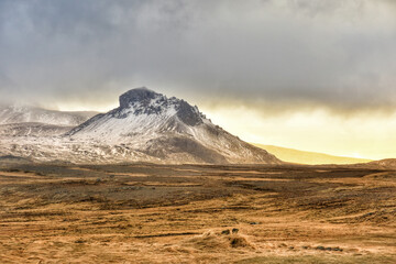 Obraz premium Landscape on the Snaefellsnes Peninsula in Iceland