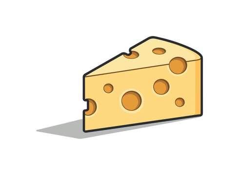 Geometric Edge Design. Cheesew edge silhouette shown in astr aight fr ont viewemph asiz ing cle ansh arp edges and bal ancedtri