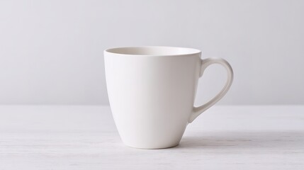 Obraz premium A moment of solitude in a bustling world - Empty coffee cup on the table. Find your connection and growth.