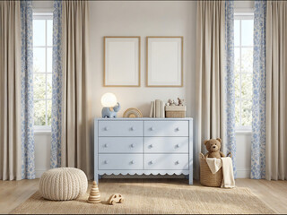 blank frame mockup kids