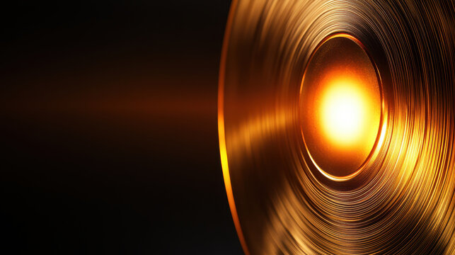 Gold market trends show glowing globle effect on gold price analysis with shining circular patterns reflecting light beautifully